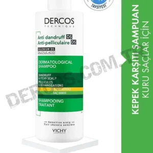 Vichy DERCOS - Kepek Karşıtı Şampuan - Kuru Saçlar İçin 390 ml